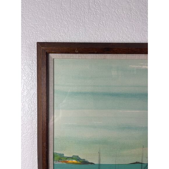 Original Sacha Chimkevitch Lithograph Signed Sailboat - Picture 6 of 10